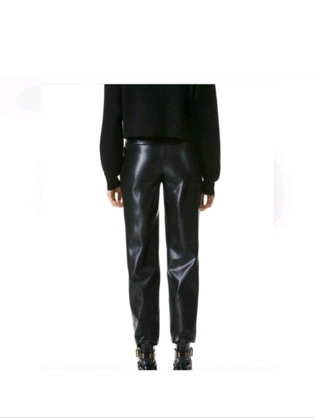 alice + olivia esta pleated leather pants Size 4 - Picture 6 of 11